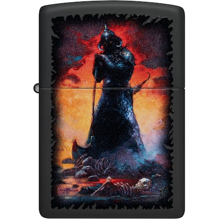 Zippo 2024 Zippo Frank Frazetta Death Dealer Three, Black Matte,  ZIP-48555